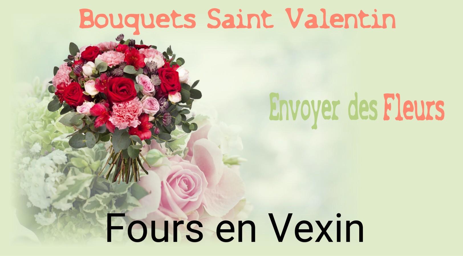 Roses de Saint-Valentin livrées à Fours-en-Vexin